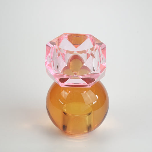 Glazen kandelaar crystal