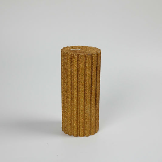 Pilaar kaars Goud Track